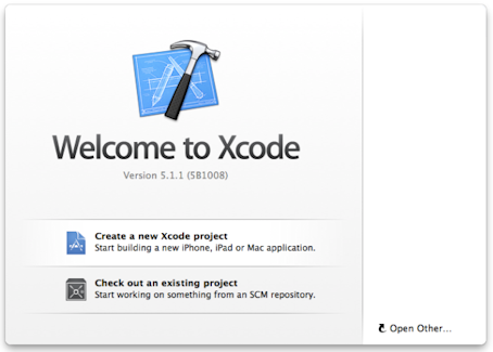 xcode create c project